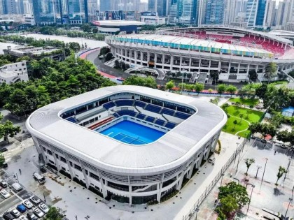 广报中心网球场升级改造工程中标结果公告
