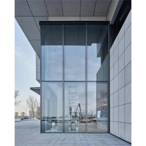 玻璃幕墙 办公楼铝合金框架幕墙工程写字楼 横明竖隐
